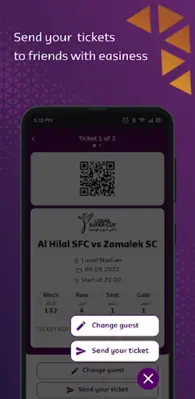 Lusail Super Cup Tickets android App screenshot 0