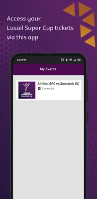 Lusail Super Cup Tickets android App screenshot 2